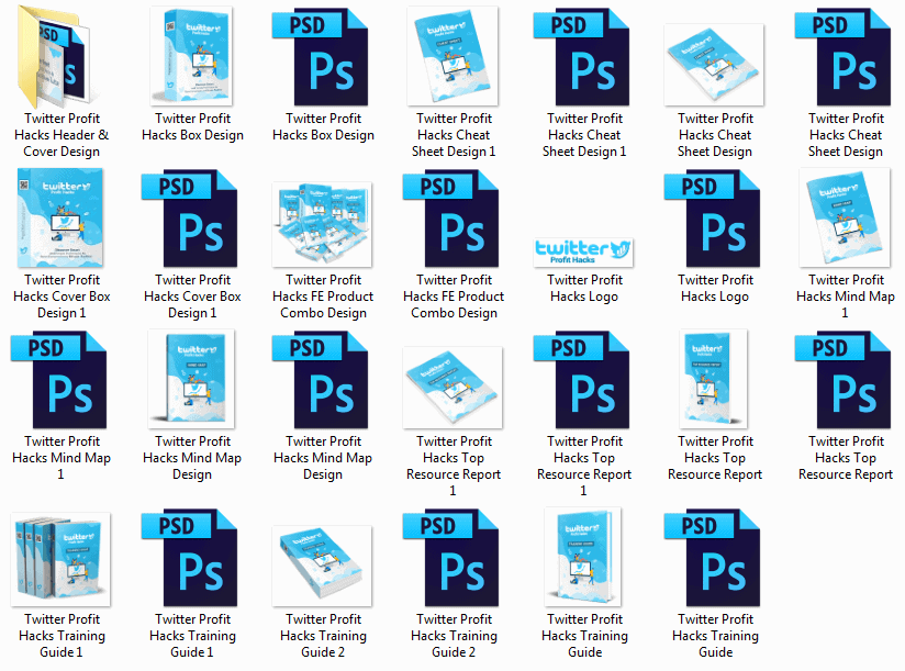 Twitter Profit Hacks PLR Sales Funnel Professional Graphics Twitter Profit Hacks PLR Sales Funnel Professional Graphics