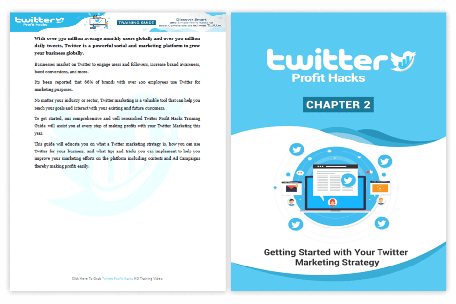 Twitter Profit Hacks PLR Sales Funnel Training Guide