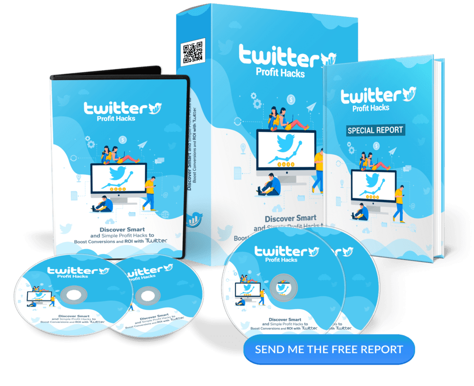 Twitter Profit Hacks PLR Sales Funnel Upsell Squeeze Page Graphics