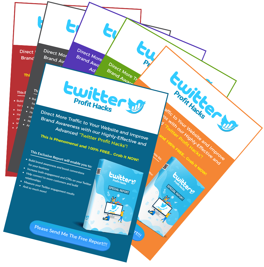 Twitter Profit Hacks PLR Sales Funnel Upsell Squeeze Page