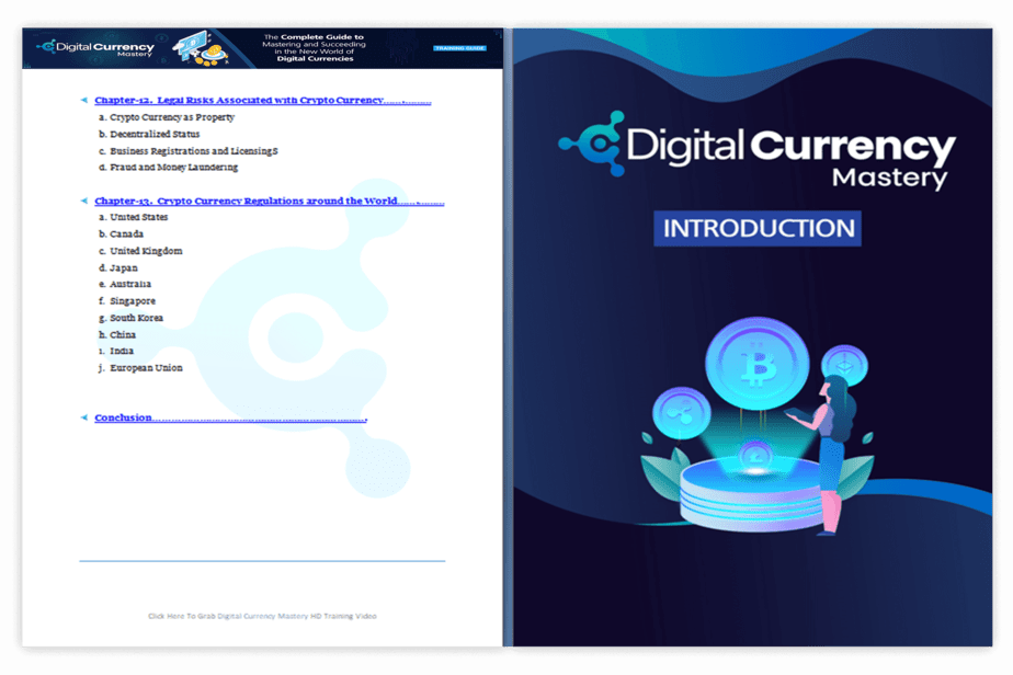 Digital Currency Mastery PLR Sales Funnel Training Guide Screenshot