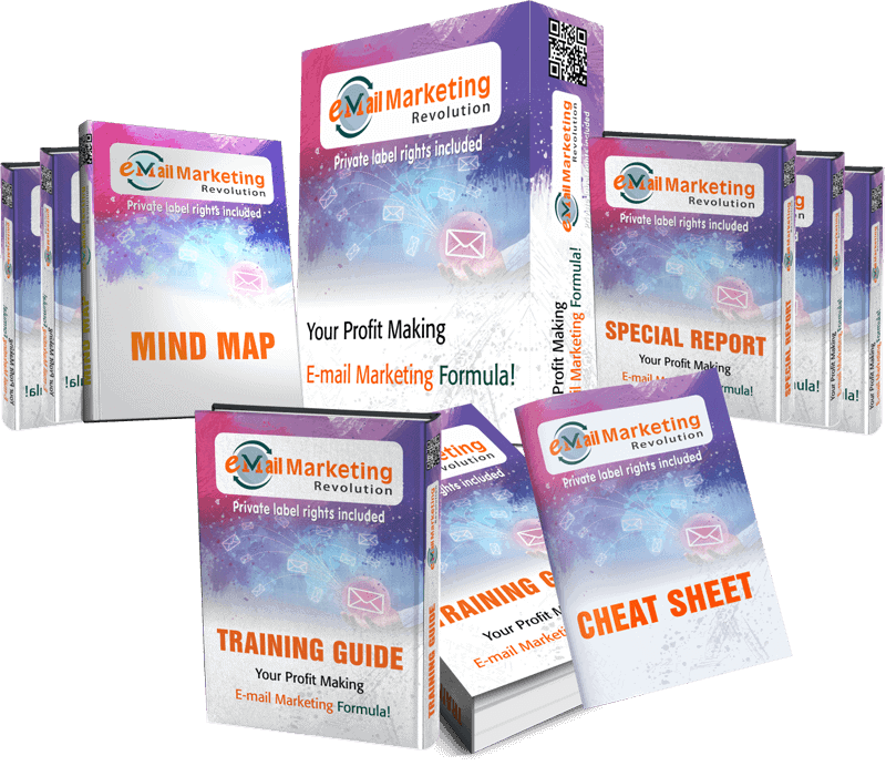 Email Marketing Revolution PLR Sales Funnel Professional Graphics