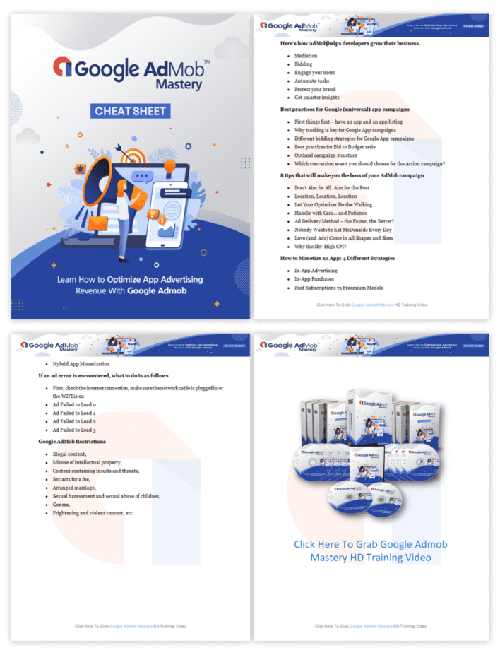 Google AdMob Mastery PLR Sales Funnel | Google Admob PLR