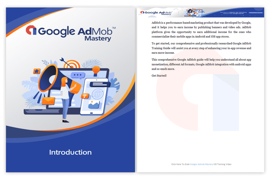 Google AdMob Mastery PLR Sales Funnel Training Guide Screenshot