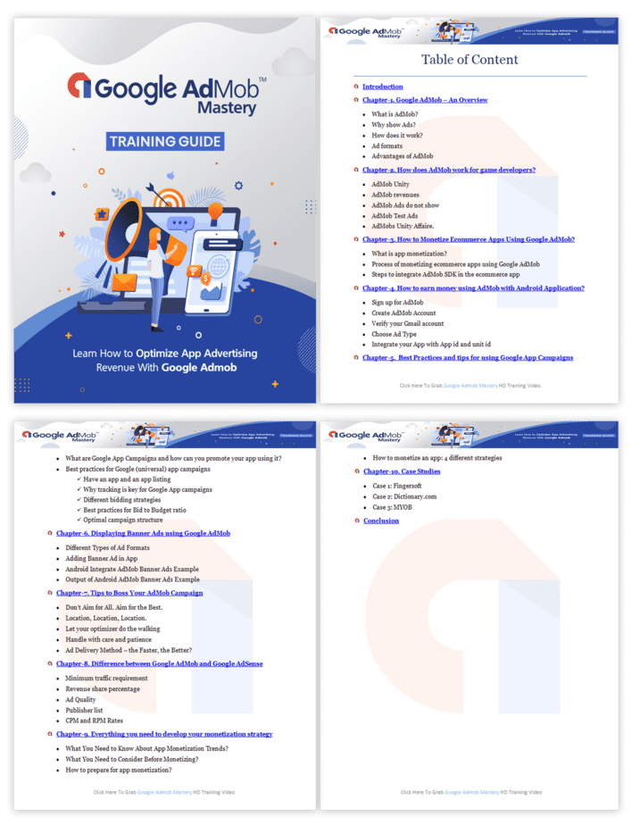 Google AdMob Mastery PLR Sales Funnel Training Guide