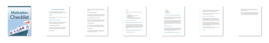 Motivation Guide Premium Checklist Screenshot