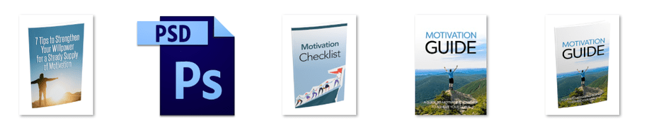 Motivation Guide Premium PLR Editable Ecovers