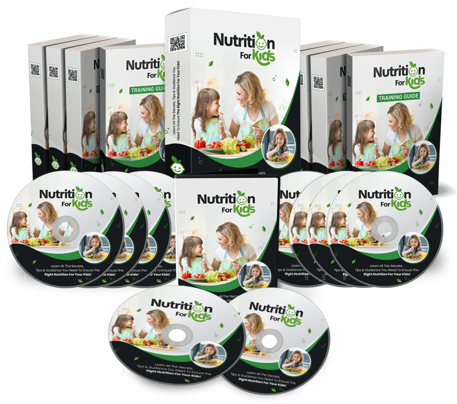 Nutrition for Kids PLR Sales Funnel Upsell Graphics