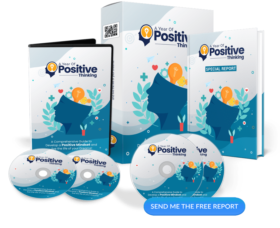 Positive Thinking PLR Sales Funnel Upsell Squeeze Page Graphics