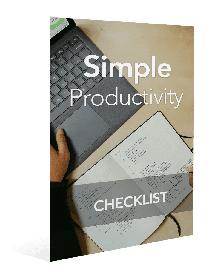 Simple Productivity Checklist