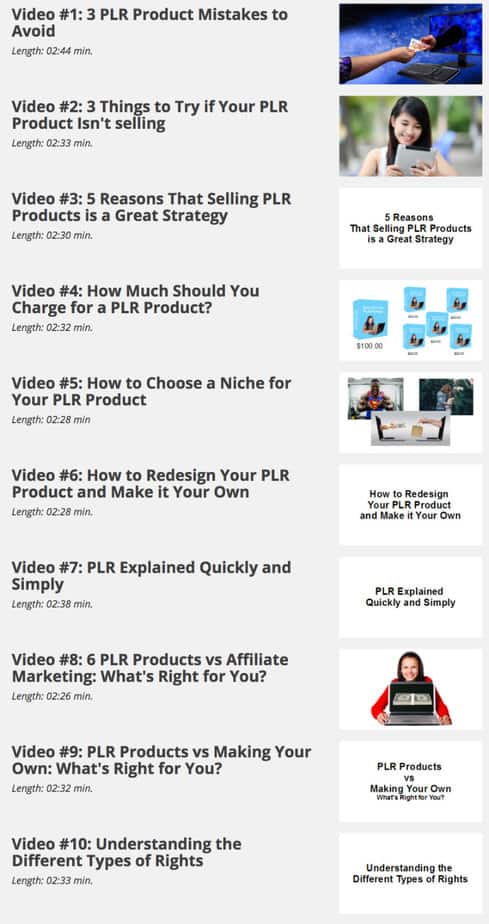 PLR Profits Videos