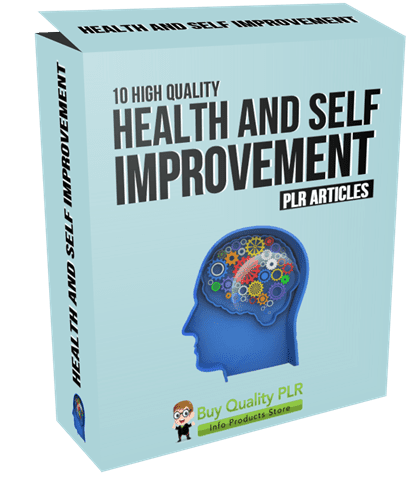 10 High Quality Health and Self Improvement PLR Articles