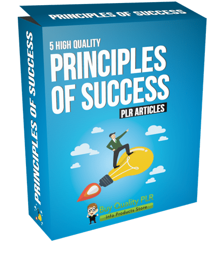 5 High Quality Principles of Success PLR Articles