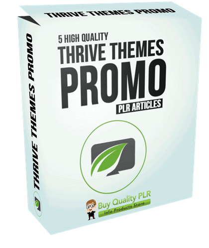 5 High Quality Thrive Themes Promo PLR Articles