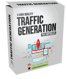 5 High Quality Traffic Generation PLR Articles
