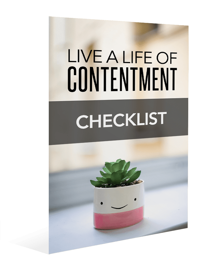 Life Of Contentment Checklist