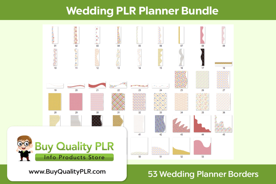 53 Wedding Planner Borders