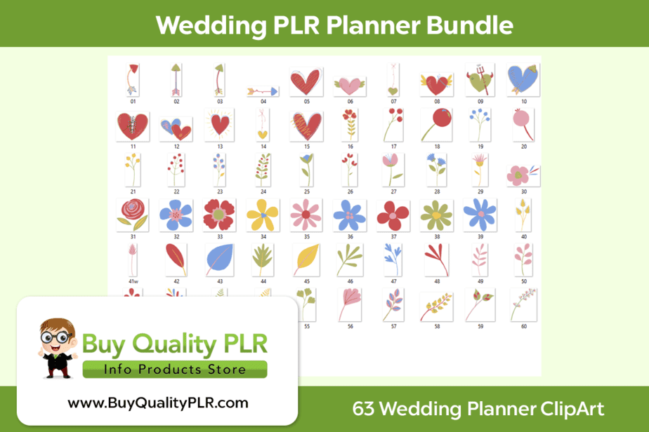 63 Wedding Planner ClipArt