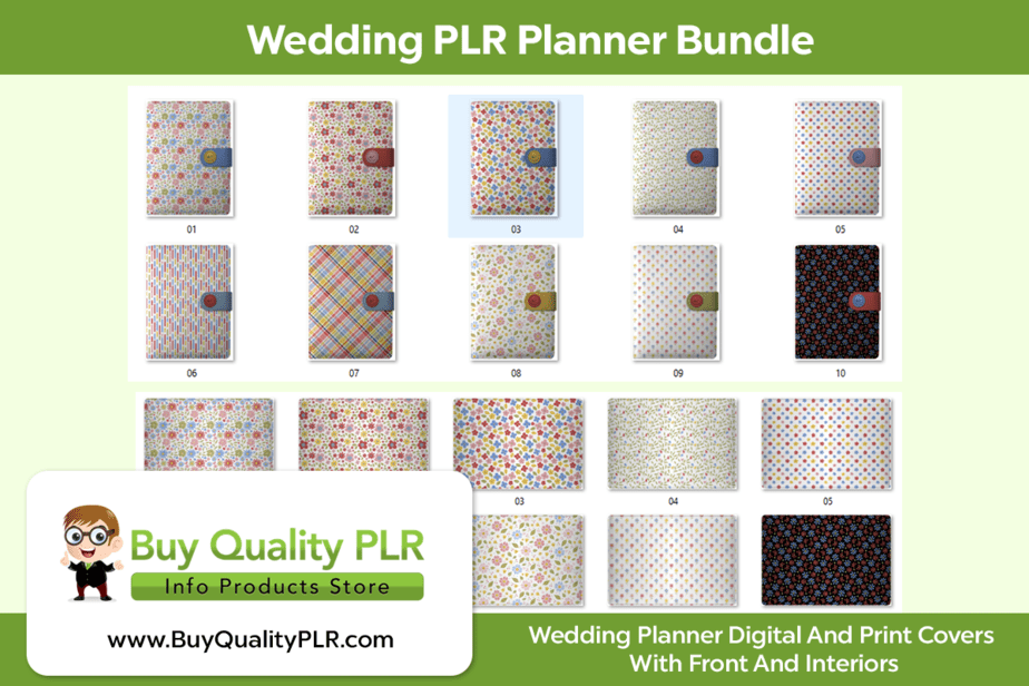 Wedding Planner Digital And Print Covers With Front And Interiors
