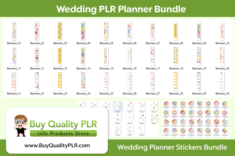 Wedding Planner Stickers Bundle