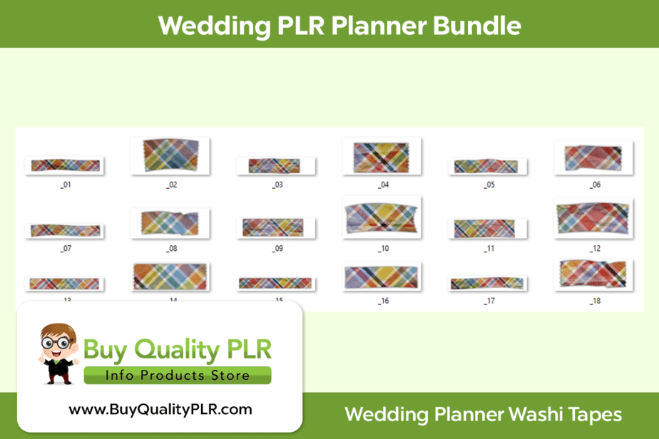 Wedding Planner Washi Tapes