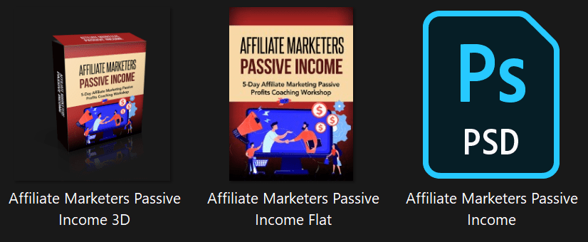 Affiliate Marketers Passive Income 5-Day PLR Video Workshop Graphics