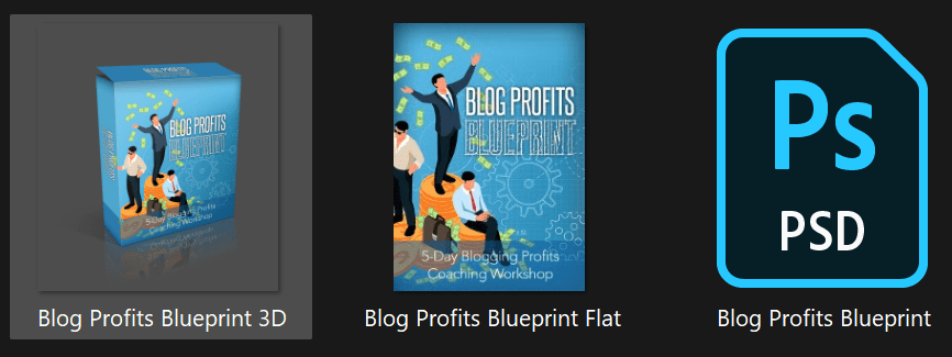 Blog Profits Blueprint 5-Day PLR Video Workshop Graphics