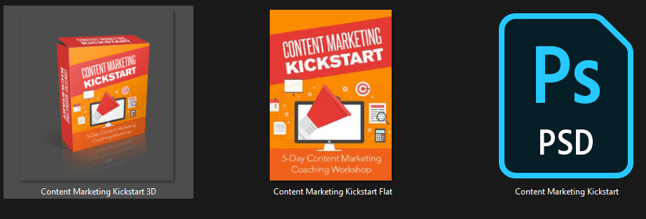 Content Marketing Kickstart 5-Day PLR Video Workshop Graphics