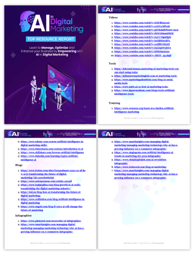 Artificial Intelligence in Digital Marketing PLR Sales Funnel