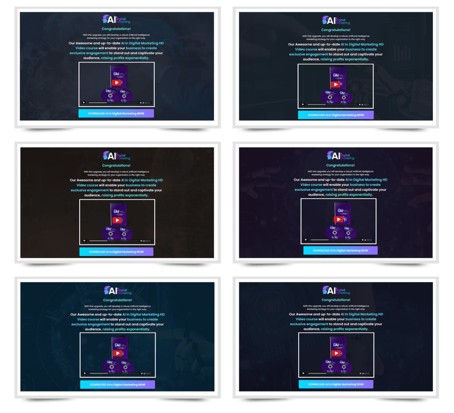 Artificial Intelligence in Digital Marketing PLR Sales Funnel Upsell Minisites
