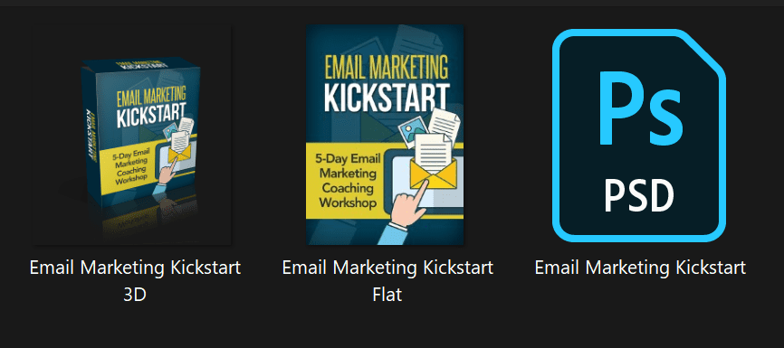 Email Marketing Kickstart 5-Day PLR Video Workshop Graphics