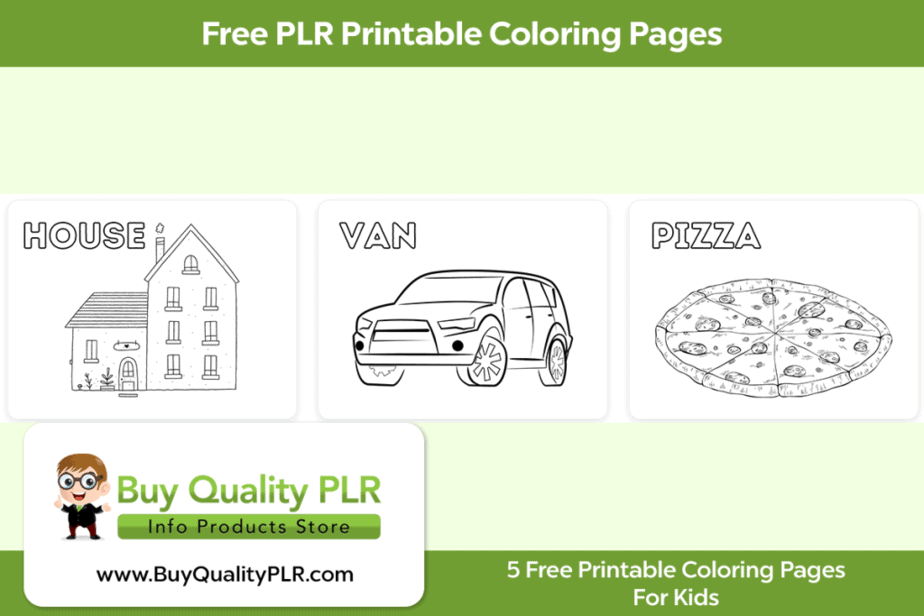 PLR Coloring Books and Pages | PLR Printable Coloring Products