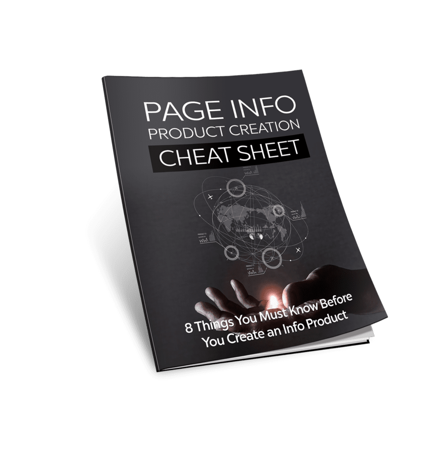Info Product Creation PLR Cheat Sheet