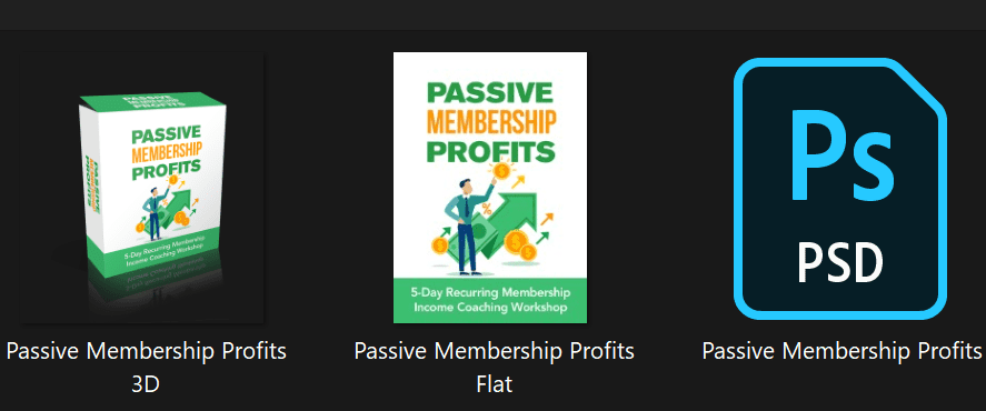 Passive Membership Profits 5 Day PLR Video Workshop Graphics
