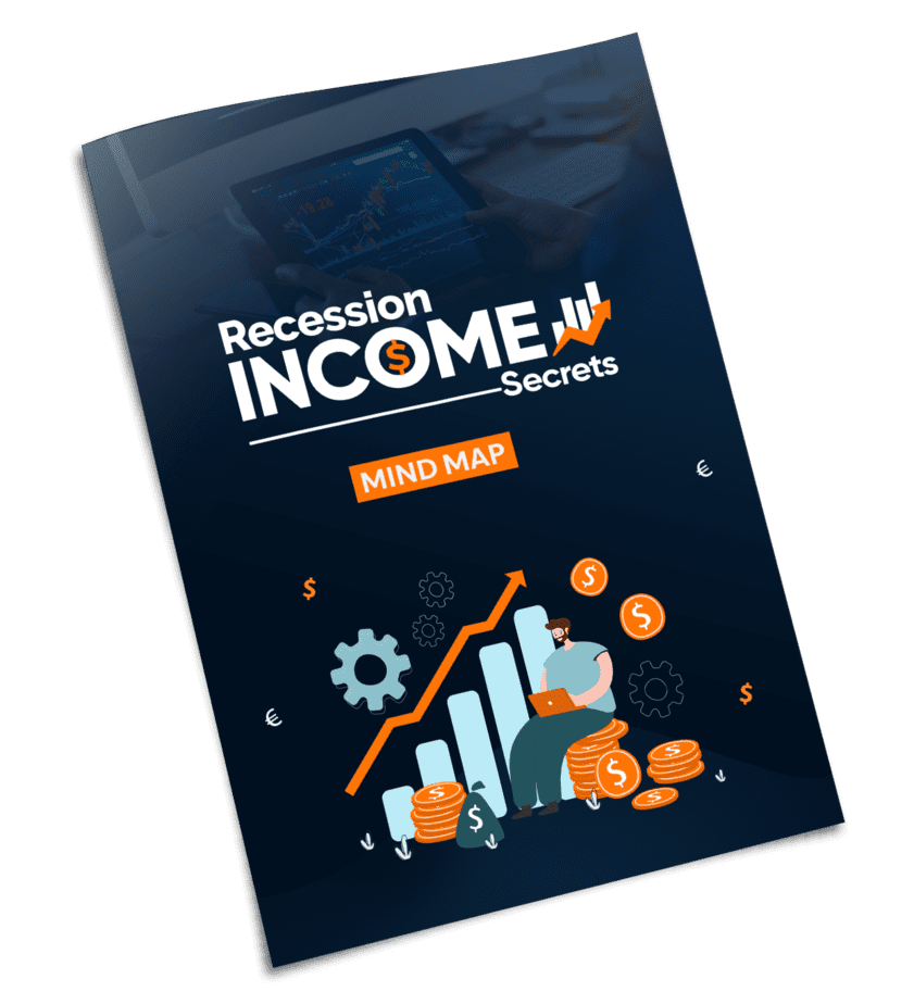 Recession Income Secrets PLR Sales Funnel Mind Map