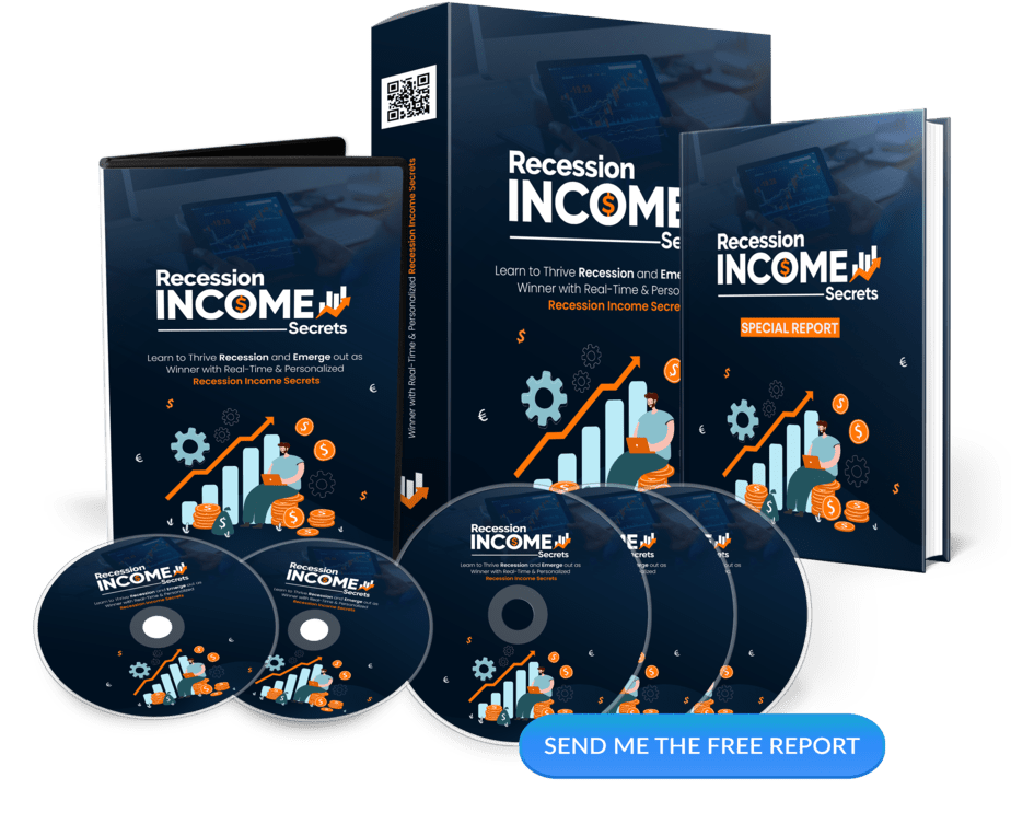 Recession Income Secrets PLR Sales Funnel Squeeze Page Graphics