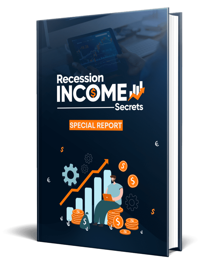 Recession Income Secrets PLR Sales Funnel Squeeze Page Report