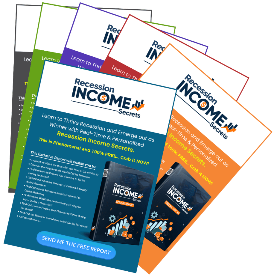 Recession Income Secrets PLR Sales Funnel Squeeze Page