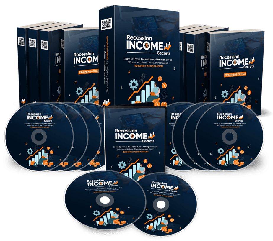 Recession Income Secrets PLR Sales Funnel Upsell Graphics