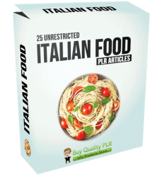 25 Unrestricted Italian Food PLR Articles