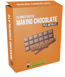 25 Unrestricted Making Chocolate PLR Articles