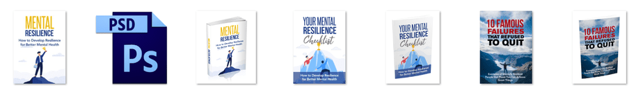 Mental Resilience PLR Editable Ecovers