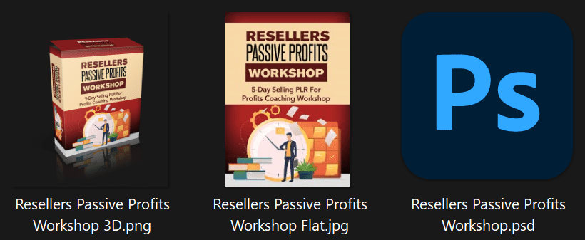 Resellers Passive Profits 5 Day PLR Video Workshop Graphics