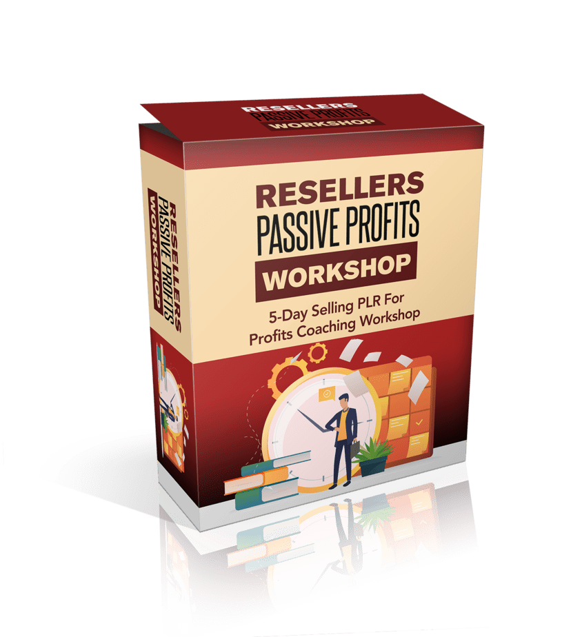 Resellers Passive Profits Workshop 3D