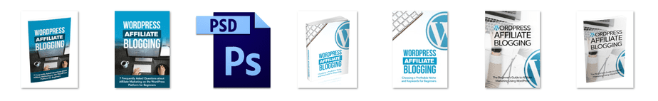 WordPress Affiliate Blogging Editable Ecovers