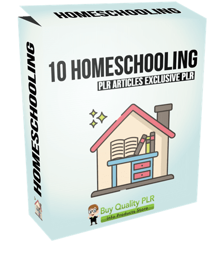 10 Homeschooling PLR Articles Exclusive PLR