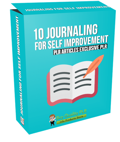 10 Journaling for Self Improvement PLR Articles Exclusive PLR
