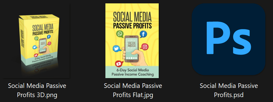 Social Media Passive Profits 5 Day PLR Video Workshop Graphics