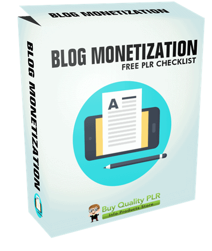 Free Blog Monetization PLR Checklist