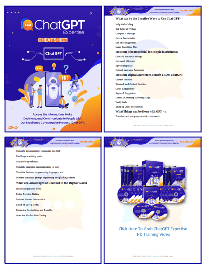 ChatGPT Expertise PLR Sales Funnel Cheatsheet Screenshot 